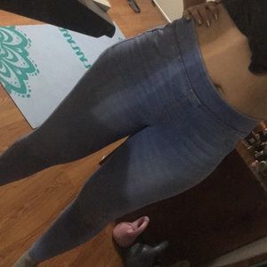 High waisted jeggings